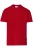 HAKRO 293 T-Shirt ronde hals rood, Effen