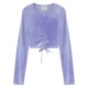 Vrouwen crop top T-shirt Sixth June Cordon Details