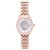 Empress Magnolia Automatic MOP Skeleton Dial Bracelet Watch