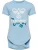 Hummel Rompertje/body  lichtblauw / groen / wit