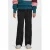 Me & My Monkey wide leg corduroy broek Raven zwart