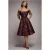 Damesjurk met plooi Goddiva Midi
