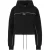 Fila Dames laagna bedrukte crop hoodie