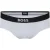 Boss Katoenen herenslip met logo (set van 3) (Wit)