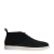 Manfield suède veterboots zwart