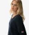 Oversized V-hals Trui Blauw