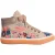 White Stuff Embroidered High Top Trainer Nat
