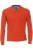 Redmond Casual Regular Fit Trui V-hals oranje, Effen