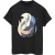 Li-cense Disney dames de kleine zeemeermin kleurensilhouetten katoenen vriendje t-shirt