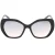 Guess GF0390 01U glanzend zwarte zonnebril