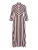 VILA Blousejurk  wijnrood / wit