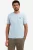 No Excess T-Shirt ronde hals Stofblauw, Effen
