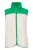 Oxmo Bodywarmer ‘Betty’  crème / grasgroen