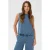 Saint Tropez top broderie medium blue denim