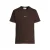 Pure Path regular fit T-shirt met backprint – donkerbruin