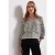 Street One Dames Chiffon tuniek met rimpels in Beige