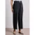 Street One Dames Wide Legs broek met riem en leoprint in Groen