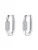 Hey Happiness Oorbellen ‘Carabiner’  zilver