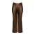 Mat Fashion flared regular waist broek brons