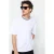 TRENDYOL MAN Heren Wit Effen Kort Oversized T-shirts