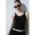 Cami-blouse met lange mouwen en U-hals