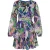 IZIA Jurk Dames Blauw Veelkleurig