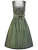 SPIETH & WENSKY Dirndl ‘Heilbach’  donkergroen