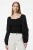 PIECES top zwart