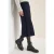 Cecil Dames Rok met gestructureerde details in Blauw