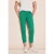 Street One Dames Satijnen 7/8-broek in Groen