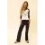 LOOXS 10sixteen straight casual broek antraciet