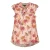 Biba Meisjesblouse met palmboomprint, strik in de hals en een losse pasvorm met ruches (Oranje)