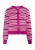 IZIA Gebreid vest  pink / zwart / wit