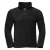 Russell Heren Ritssluiting Outdoor Fleece Top (Zwart)