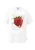 QS Shirt  lichtblauw / honing / knalrood / wit
