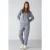Joggingbroek met elastische taille en toelopende pijpen