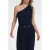 Fifth House one shoulder top met plooien – marineblauw
