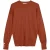 EsQualo Sweater Basic Button Slve Cuff Copper Brown