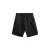 Anerkjendt regular casual short met linnen zwart