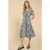 White Stuff Ivy Linen Mini Dress Blue Printed