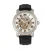 Reign Kahn automatisch skelet horloge met leren band