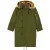 Kenzo gewatteerde parka donker kaki groene jas