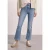 Street One Dames Bootcut-jeans met High Waist in Slim Fit in Blauw