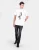 Les Hommes T-shirt Logo Mannen Wit