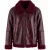 Trendyol Curve Dames Bordeaux Effen Lang Regular fit Grote maten Jassen