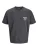 JACK & JONES Shirt  grijs / wit