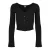 Damesvest Urban Classics cropped rib (GT)