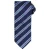 Premier Heren Streep Wafel Stropdas (Marine/Loyaal Blauw)