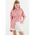 Satin Lange Mouw Knop-Up Shirt