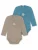 normani Rompertje/body ‘Auckland’  beige / blauw / gemengde kleuren